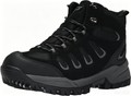 Mens Ridge Walker Round Toe Hiking Casual Boots Ankle - Black