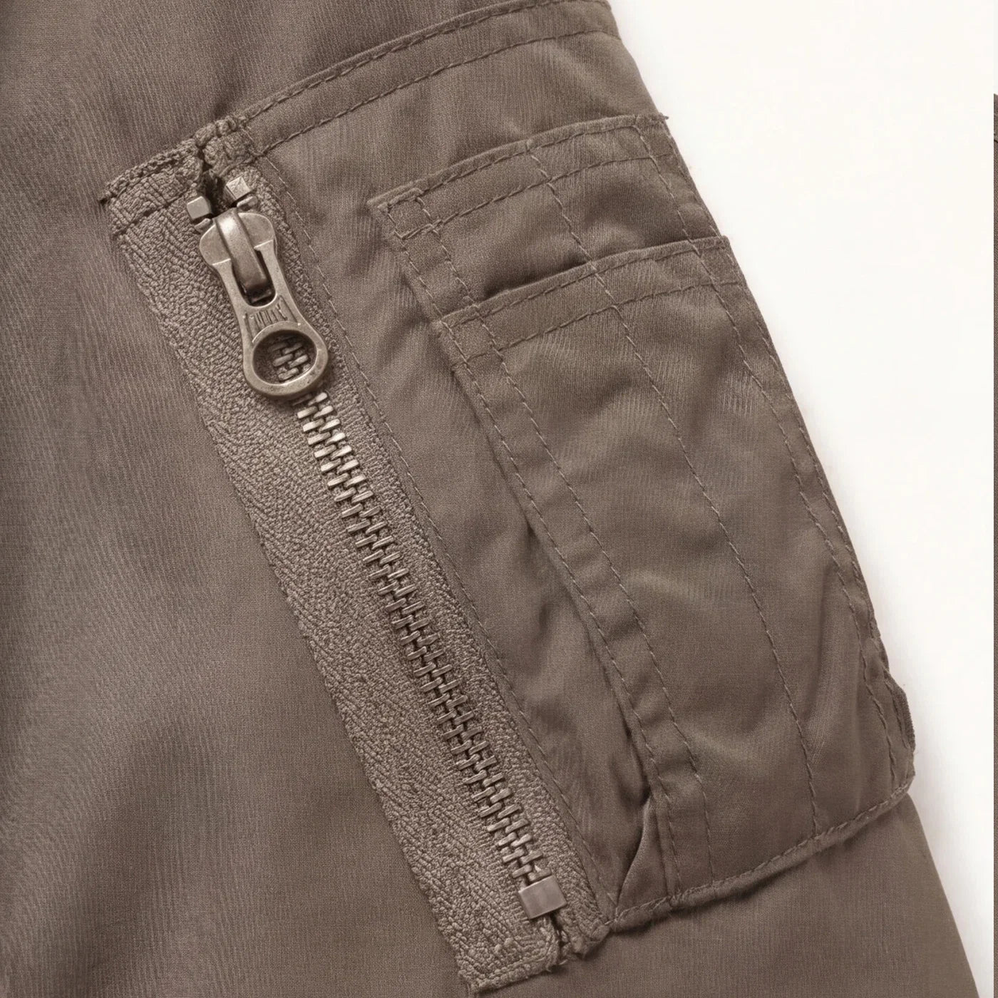 Men's Streetwear Jacket Solid Color Two Front Pockets Bomber Jacket Zipper Blank  Streetwear Outerwear