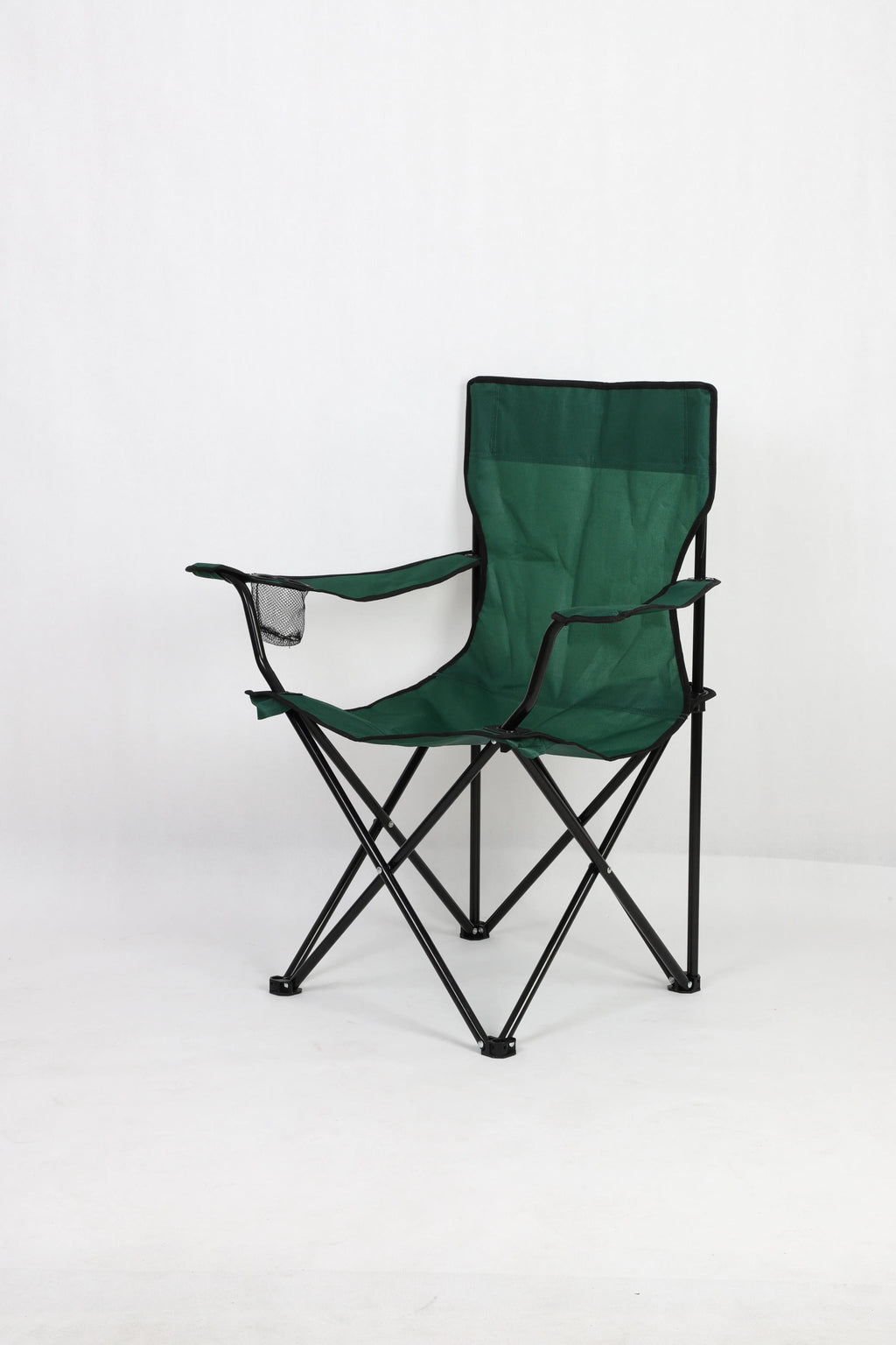 Portable Folding Camping Chair Cup Holder Outdoor Beach Chairs for Fishing Picnic BBQ Hiking Lawn Garden Patio