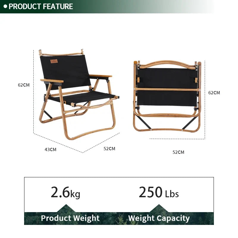 New Outdoor Folding Lightweight Chairs Portable Camping Kermit Chair for Picnic