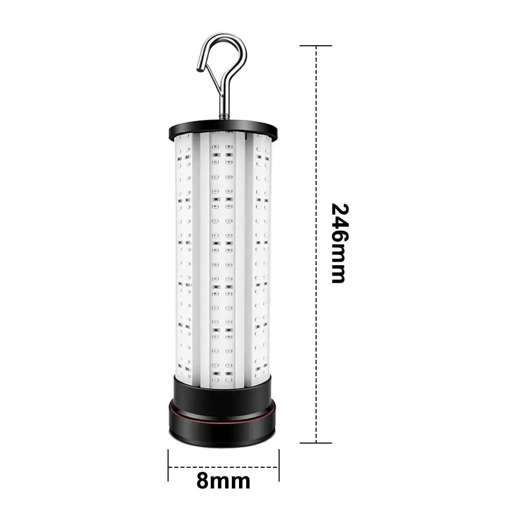 Waterproof Retro Tent Lamp Fishing  Green Fishing Reflector Light IP68 Catching Salmon Large Fish 60W