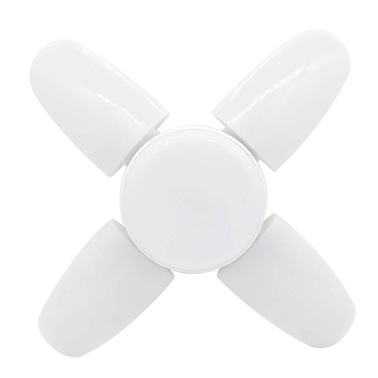 LED Dimmable Garage Ceiling Lights – 4 Adjustable Panels, Energy Saving 38W