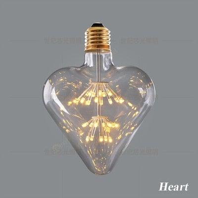 Light Bulb LED Loft Industrial Decor Retro Vintage Lamp Edison Bulb Bedroom Decoracion Vintage Night Light Lamp Decorative Night Lights For Bedroom Office Wedding Party Christmas