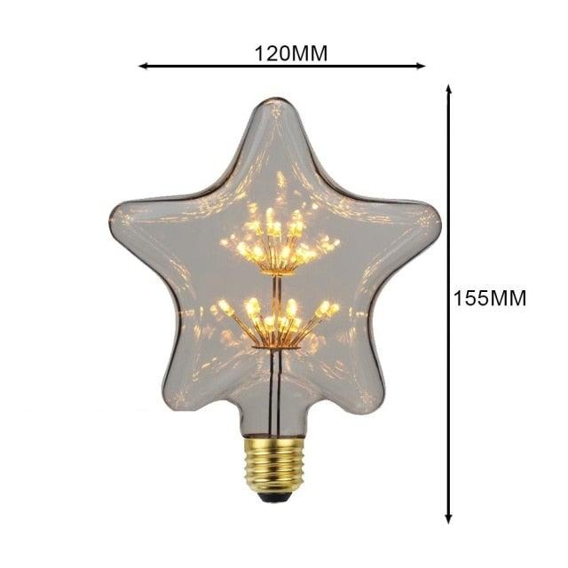 Light Bulb LED Loft Industrial Decor Retro Vintage Lamp Edison Bulb Bedroom Decoracion Vintage Night Light Lamp Decorative Night Lights For Bedroom Office Wedding Party Christmas